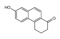 7-hydroxy-3,4-dihydro-2H-phenanthren-1-one结构式