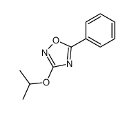 5-phenyl-3-propan-2-yloxy-1,2,4-oxadiazole结构式
