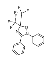 2,3-diphenyl-5,5-bis(trifluoromethyl)-1,2,4-oxadiazole Structure