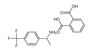 (R)-1-(4-trifluoromethylphenyl)ethylamine phthalate结构式