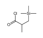 2-methyl-3-trimethylsilylpropanoyl chloride Structure