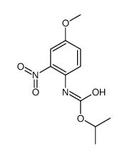 propan-2-yl N-(4-methoxy-2-nitrophenyl)carbamate Structure