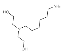 2-(6-aminohexyl-(2-hydroxyethyl)amino)ethanol结构式