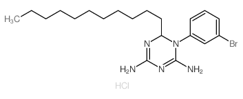 1-(3-bromophenyl)-6-undecyl-6H-1,3,5-triazine-2,4-diamine结构式