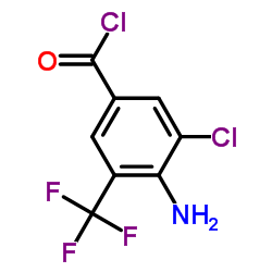 4-Amino-3-chloro-5-(trifluoromethyl)benzoyl chloride picture