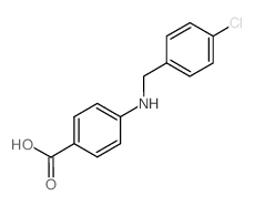 4-((4-CHLOROBENZYL)AMINO)BENZOIC ACID structure