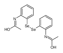 N,N'-[Diselenobis(methylene-2,1-phenylene)]bisacetamide结构式