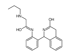 N-[2-(3-oxo-2,4-dihydro-1H-isoquinolin-1-yl)phenyl]-2-(propylamino)acetamide结构式