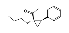 r-1-acetyl-1-butyl-c-2-phenylcyclopropane Structure