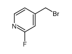 4-(Bromomethyl)-2-fluoropyridine structure