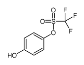 (4-hydroxyphenyl) trifluoromethanesulfonate结构式