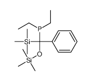 diethyl-(phenyl-trimethylsilyl-trimethylsilyloxymethyl)phosphane Structure