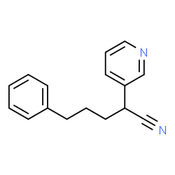 5-PHENYL-2-(PYRIDIN-3-YL)PENTANENITRILE结构式