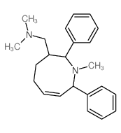 3-Azocinemethanamine,1,2,3,4,5,8-hexahydro-N,N,1-trimethyl-2,8-diphenyl-结构式