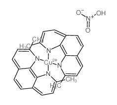 copper,2,9-dimethyl-1,10-phenanthroline-1,10-diide,nitric acid Structure