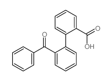 2-(2-benzoylphenyl)benzoic acid Structure