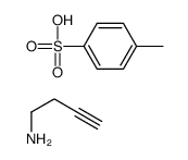 but-3-yn-1-amine,4-methylbenzenesulfonic acid结构式