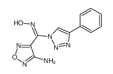 4-amino-1,2,5-oxadiazol-3-yl(4-phenyl-1,2,3-triazol-1-yl)ketoxime Structure