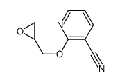 2-(oxiran-2-ylmethoxy)pyridine-3-carbonitrile Structure