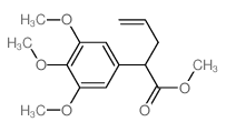 methyl 2-(3,4,5-trimethoxyphenyl)pent-4-enoate Structure