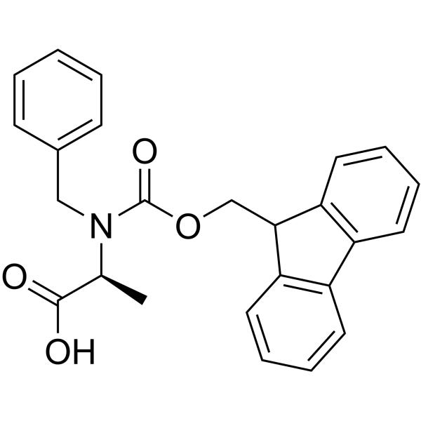 N-((((9H-芴-9-基)甲氧基)羰基)-N-苄基-L-丙氨酸图片