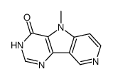 4H-Pyrido[3,4:4,5]pyrrolo[3,2-d]pyrimidin-4-one,1,5-dihydro-5-methyl-(9CI) Structure