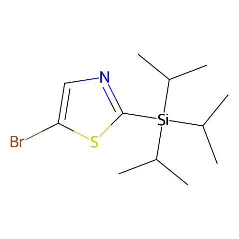 2-triisopropylsilyl-5-bromothiazole结构式
