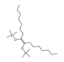 8,9-Bis-trimethylsiloxy-hexadecen-(5)结构式