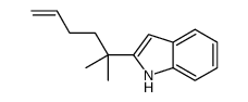 2-(2-methylhex-5-en-2-yl)-1H-indole Structure