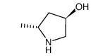 (3R,5R)-5-methylpyrrolidin-3-ol结构式