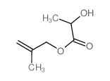2-methylprop-2-enyl 2-hydroxypropanoate Structure