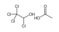 acetic acid,1,2,2,2-tetrachloroethanol结构式