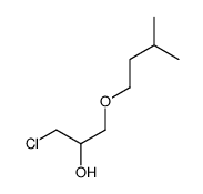 1-chloro-3-(3-methylbutoxy)propan-2-ol结构式