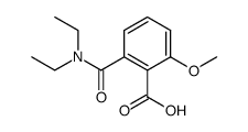 N,N-diethyl 2-carboxy-3-methoxybenzamide结构式