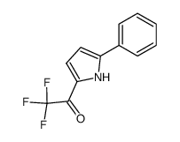 2,2,2-trifluoro-1-(5-phenylpyrrol-2-yl)-1-ethanone Structure
