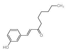 1-Nonen-3-one,1-(3-hydroxyphenyl)-, (E)- (9CI)结构式