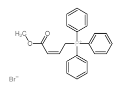 [(E)-3-methoxycarbonylprop-2-enyl]-triphenyl-phosphanium Structure