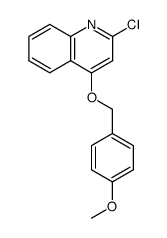 2-chloro-4-(4-methoxybenzyloxy)quinoline结构式