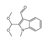 2-(dimethoxymethyl)-1-methylindole-3-carbaldehyde Structure