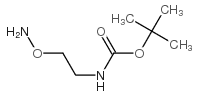 Carbamic acid, [2-(aminooxy)ethyl]-, 1,1-dimethylethyl ester (9CI) structure