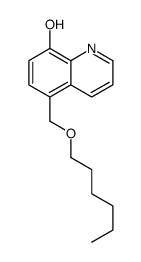 5-(hexoxymethyl)quinolin-8-ol Structure