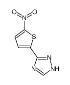 3-(5-nitro-2-thienyl)-1H-1,2,4-triazole结构式
