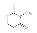 2H-1,3-Thiazine-2,4(3H)-dione, dihydro-3-methyl-2-thio- Structure