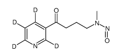 N-methyl-N-[4-oxo-4-(2,4,5,6-tetradeuteriopyridin-3-yl)butyl]nitrous amide Structure