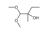 1,1-dimethoxy-2-methylbutan-2-ol结构式