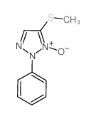 2H-1,2,3-Triazole,4-(methylthio)-2-phenyl-, 3-oxide结构式