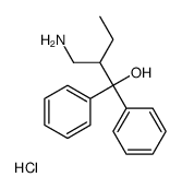 1,1-Diphenyl-2-ethyl-3-aminopropanol hydrochloride结构式