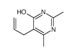 5-ALLYL-2,6-DIMETHYL-4-PYRIMIDINOL结构式