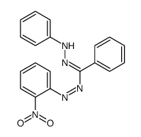 N'-anilino-N-(2-nitrophenyl)iminobenzenecarboximidamide Structure