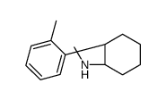 Cyclohexanamine, N-methyl-2-(2-methylphenyl)-, trans- (9CI) structure